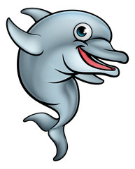 Dolphin Cartoon Character