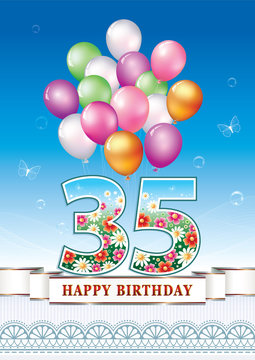 Happy birthday 35 years