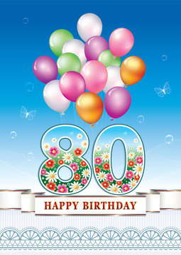 Happy birthday 80 years