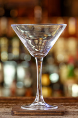 clean martini glass