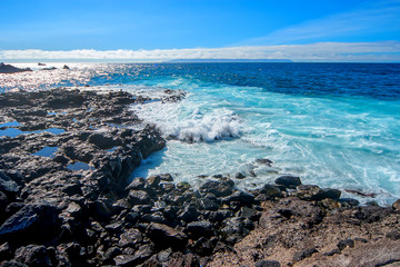 Atlantic coast of the island of Tenerife