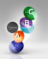 Glass circles banner