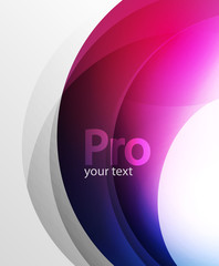 Abstract background, swirl wave line template