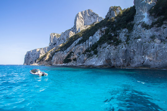 A view of Cala Goloritze beach, Sardegna
