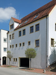 Fototapeta na wymiar Historisches Bauwerk in Rottenburg an der Laaber