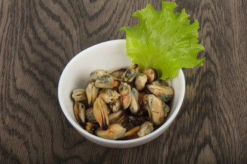 Pickled mussels