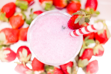 Obraz na płótnie Canvas Strawberry Smoothie