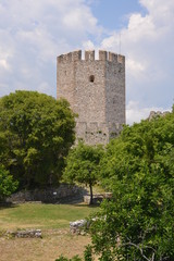 Fototapeta na wymiar Greek Medieval Castle Fortress