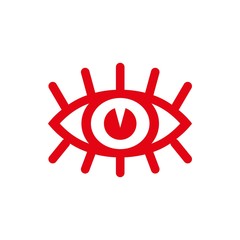 Fototapeta premium eye vector icon