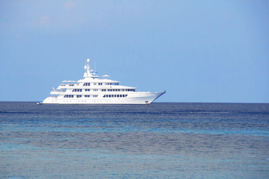 Luxury cruise ship.