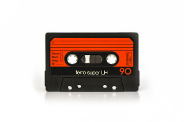Red audio cassette - 152049141