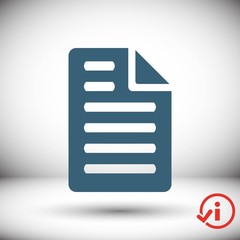 file icon stock vector illustration flat design