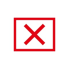 Obraz premium Delete icon vector