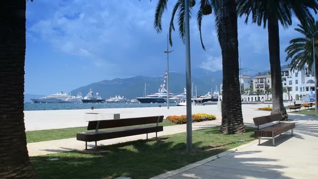 beauty and peace near the sea, "Porto Montenegro", Tivat,  "Bay of Kotor"  ("Boka Kotorska"), Montenegro