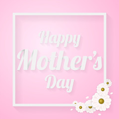 Happy mother's day lettering,typography,vector illustration,Eps10.