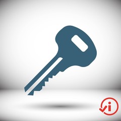 key icon stock vector illustration flat design