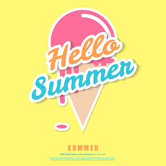 Summer time wallpaper,party,fun,background,vector,design,pastel,art,Eps10.