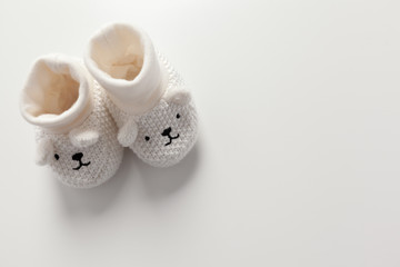 cute kids socks isolated on white background