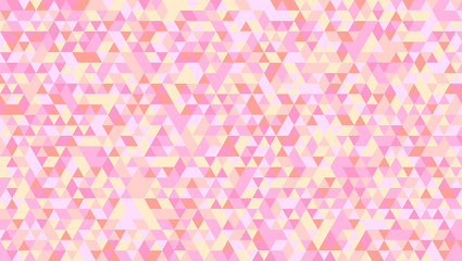 Abstract background of colored triangles, the horizontal vector illustration. Pattern with a geometric pattern, a mosaic of triangles.