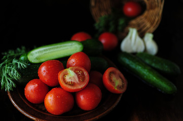  Still life with vegetables