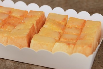 Butter toast and sugar milk