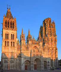 Fototapeta na wymiar Cathédrale Notre-Dame de Rouen, Normandie 