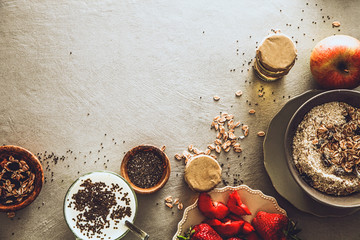 Healthy breakfast variety