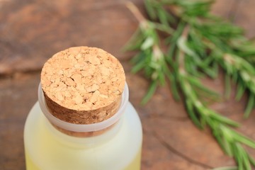 rosemary herbs with oil