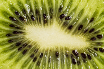 Close up green Kiwi Fruit as a background
