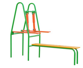 sports equipment on white
