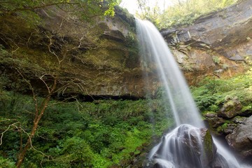 Tropical pure waterfall in Taiwan