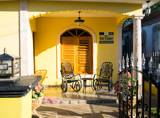 yellow porch 