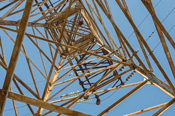 electric tower high voltage post