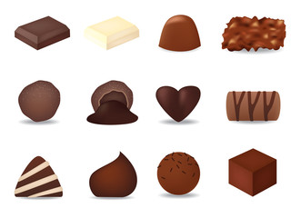 chocolate icon vector