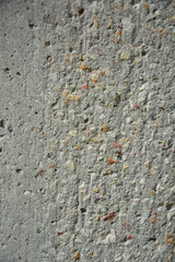 the texture of the concrete