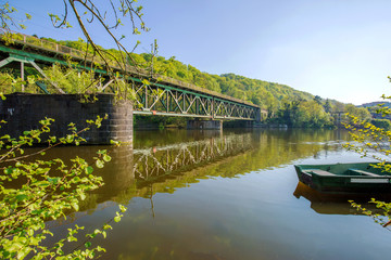 Obraz premium View To Kettwig Lake / Germany