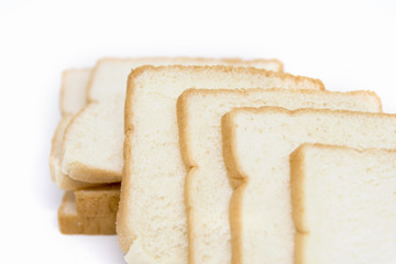 Fototapeta na wymiar Sandwich bread isolated on white background