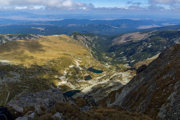 Amazing Landscape from Malyovitsa peak, Rila Mountain, Bulgaria