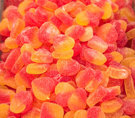 colorful Jelly candies and jelly