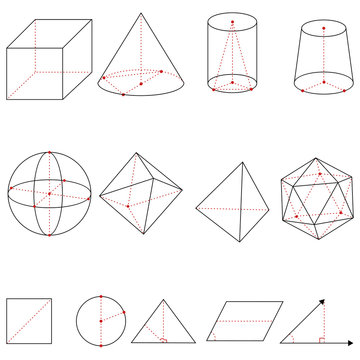 Vector Set of Geometrical Shapes