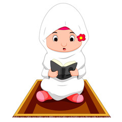 Obraz premium Female muslim praying