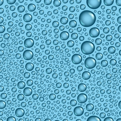 Water drops seamless vector background