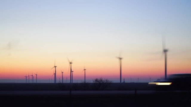 Wind Turbines at sunrise