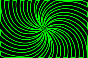 Striped black and green abstract background