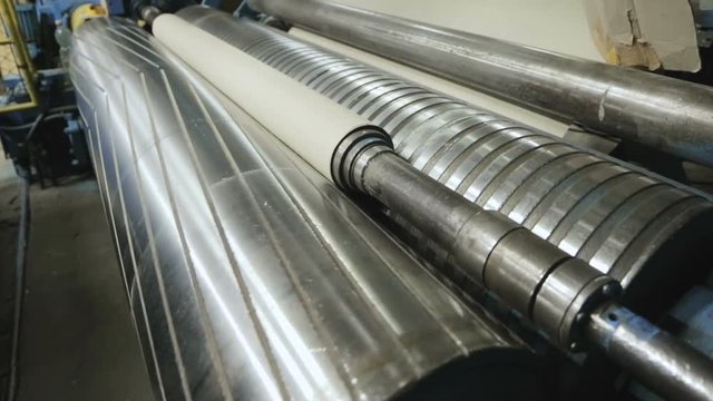 Paper production. Processing of secondary resources. Paper recycling. Large enterprise