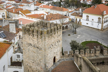 Fototapeta na wymiar a view over Alter do Chão town and the Castle, District of Portalegre, Portugal