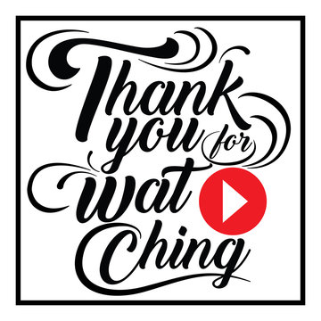 Thank You For Watching Images Browse 1 178 Stock Photos Vectors And Video Adobe Stock