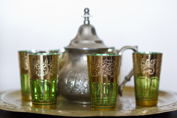 Morrocco traditional tea service