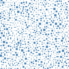 Abstract seamless pattern. Blue squares background. Minimal Design. Vector illustration