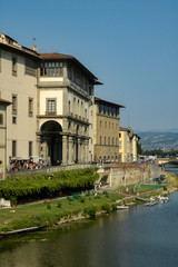 Fototapeta premium Buildings with sky and canal